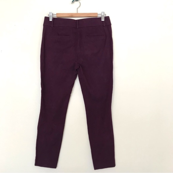 Loft Purple Skinny Pant Ponte Knit - Picture 3 of 9